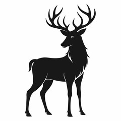 deer silhouette vector
