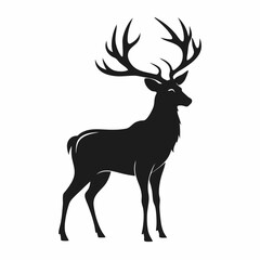 deer silhouette vector