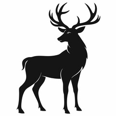 deer silhouette vector