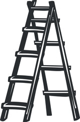 A sturdy ladder designed for various home improvement and construction tasks.