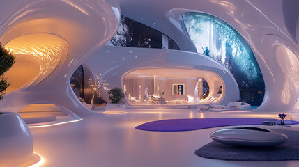 Futuristic Home Interior