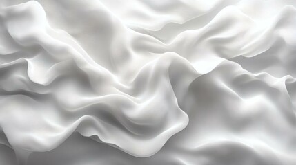 Obraz premium Organic Abstract Wavy Background with Soft Lines and Subtle Shadows for a Modern Aesthetic