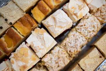 A Colorful Platter with Assorted Slices of Delicious Desserts Perfect for Sharing