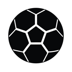 Fototapeta premium Soccer Ball Vector Style Icon