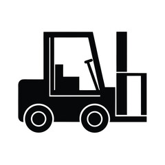 Forklift Industrial Symbol Icon