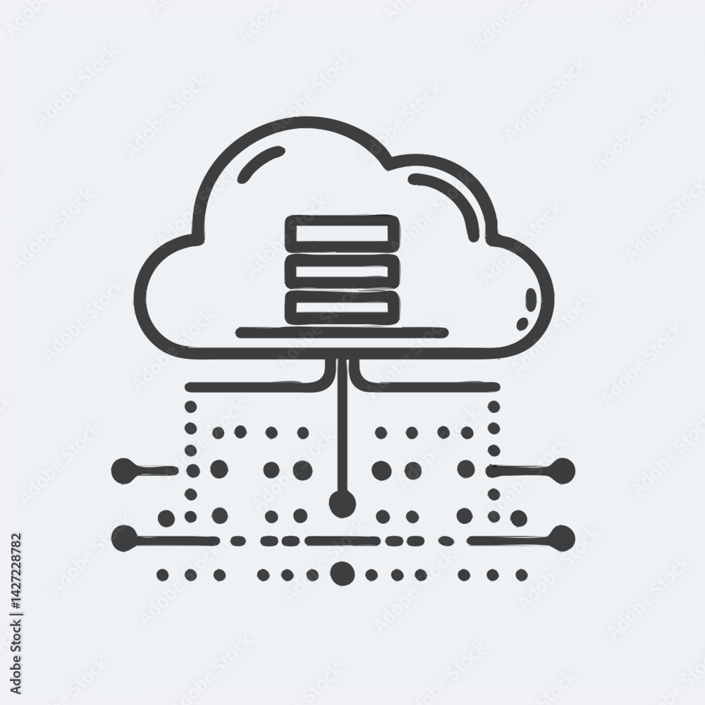 Poster cloud computing database server network data storage backup technology