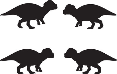 Pachycephalosaurus Silhouette