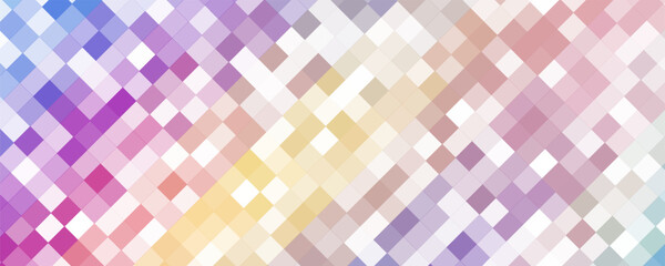 Abstract and colorful pixel background. Color palette shades