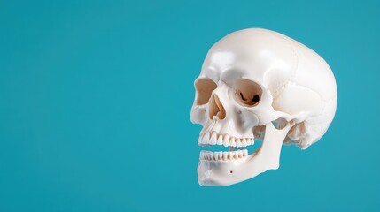 Realistic human skull model