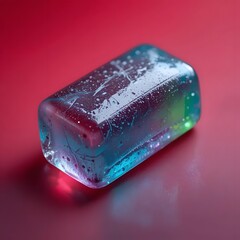 Jolly Rancher Candy close-up &ndash; Bold Color on Red Background