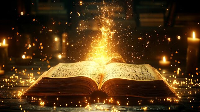 Hope of Elect glows softly amid ancient script parchment cut out style reveals gentle hues of peach lavender signifying deliverance renewal promised in the Book of Enoch Style parchment cut out style