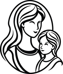Mama silhouette vector designs 21