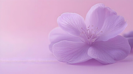 Obraz premium Delicate Lavender Flower Closeup On Pastel Background