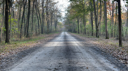 Fototapeta premium Forest Path In Autumn