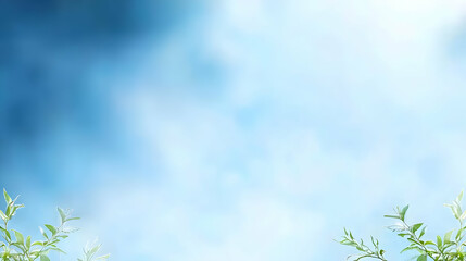 Gentle Spring Sky With Branches