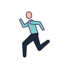 Running people icon