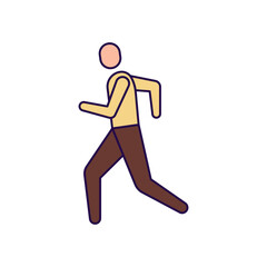 Running people icon