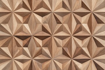 Geometric wood paneling design (1)