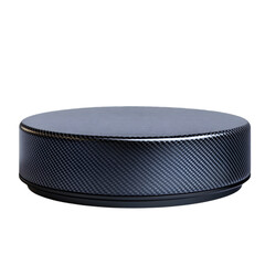 Black Carbon Fiber Round Platform Display Stand,