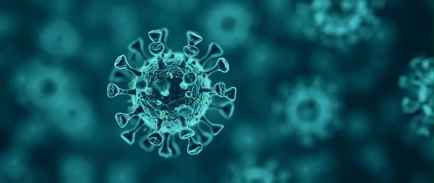Anamorphic video of The hepatitis virus that leads to liver inflammation and damage. Hepatitis B, C and D viruses - Powered by Adobe