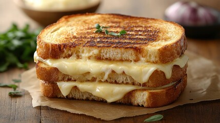 A Delicious Grilled Cheese Sandwich
