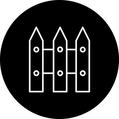 Boundaries Symbol  Vector Line Back Circle Icon Design