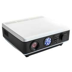 Modern projector device sleek design advanced technology,