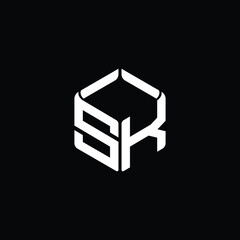 Modern Geometric Tech Logo Design