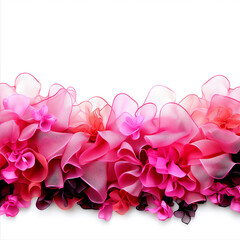 Obraz premium soft flowing chiffon pastel colors ethereal border