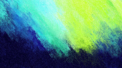 Abstract Watercolor Background in Shades of Green, Blue, and Aqua