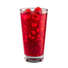 raspberry iced tea berry garnish refreshing
