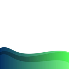 Footer Gradient Wave Shape
