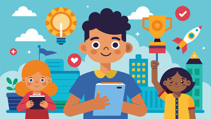 An exciting opportunity for kids to showcase their technical prowess and artistic abilities in a competitive environment.. Vector illustration