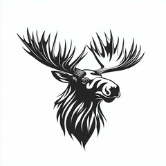 Moose Face Logo