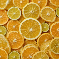 Obraz premium Citrus_Slices_Lemon_Lime