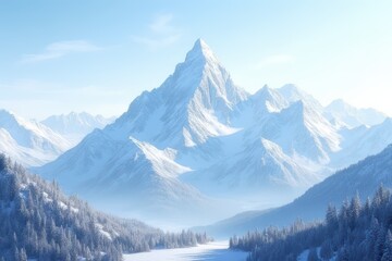 Obraz premium Mountain Scenery Beauty