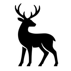 Deer logo silhouette