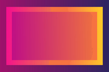 Fototapeta premium pink and yellow frame