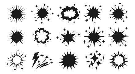 Animated Burst Collection Stars Sparks and Explosions
