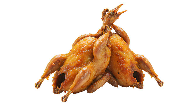 fride quail meat