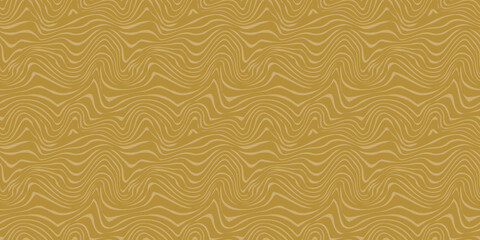 Fototapeta premium Wavy shapes background. Seamless pattern. Vector. なみなみパターン シームレス