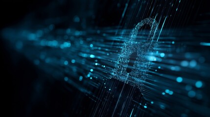 Secure digital abstract background using layered textures lines to represent data compliance cybersecurity and information governance