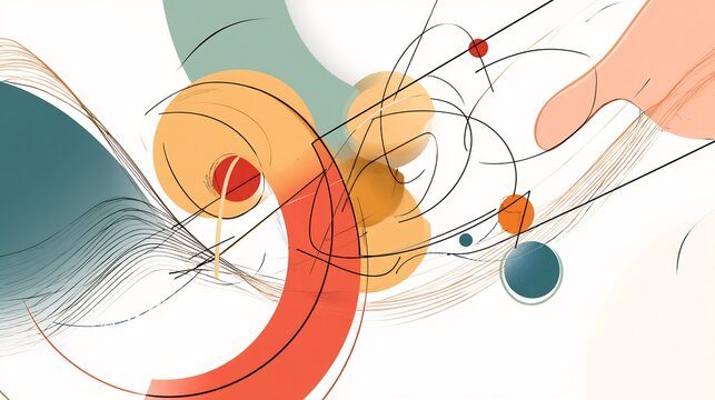 Smooth abstract curves organic shapes representing scalable business models digital innovation and growth potential Ideal for tech firms business development and future oriented companies