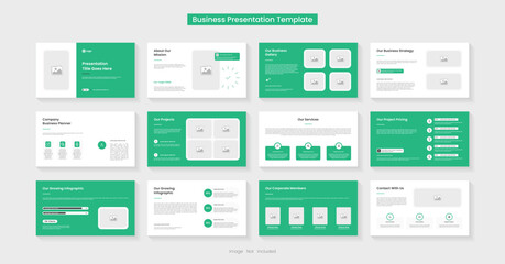 Powerpoint presentation slides template design. Minimal presentation layout for modern keynote presentation background, brochure design, website slider, landing page, annual report, company profile