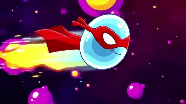 Flying Sperm Hero: Fun Cartoon Animation for Human Reproduction Education