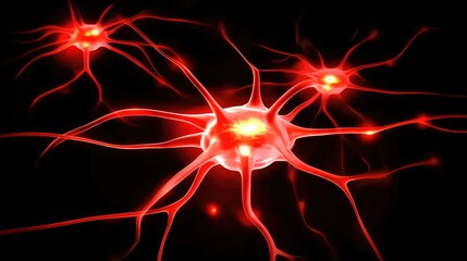 Neural network illustration of AI innovation, with glowing digital pathways symbolizing machine learning and technological breakthroughs