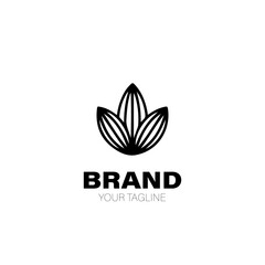 Fototapeta premium Cocoa Logo. Cocoa Logo Design. Cocoa Logo Brand. Cocoa Logo Vector Design Isolated on White Background