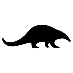 vector illustration of a cartoon dinosaur