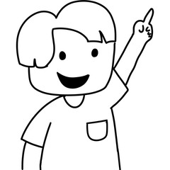 Obraz premium cartoon character drawing png