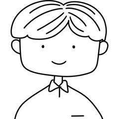 happy men drawing illustration